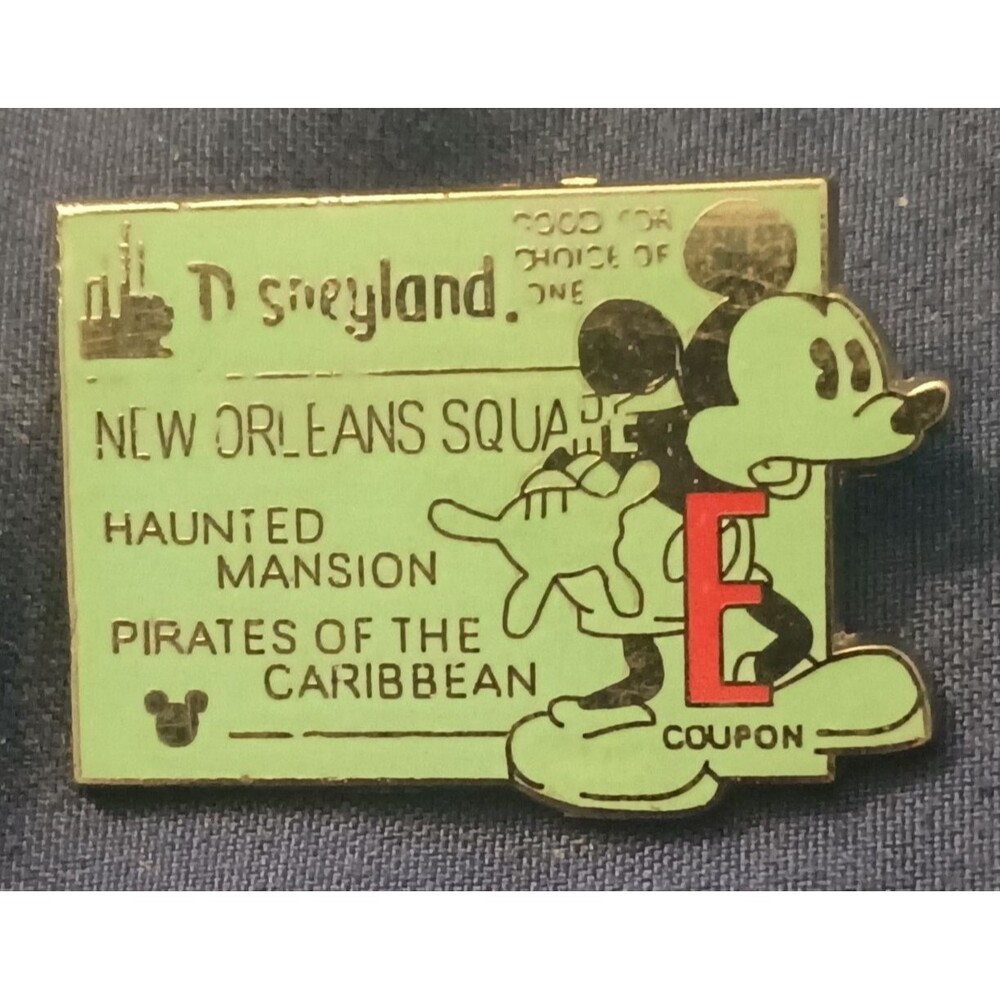 Disneyland E Ticket Mickey Disney Trading Pin Cast Lanyard Series